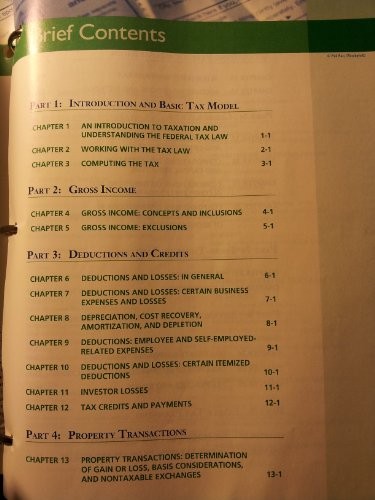 SouthWestern Federal Taxation – ACCEPTABLE