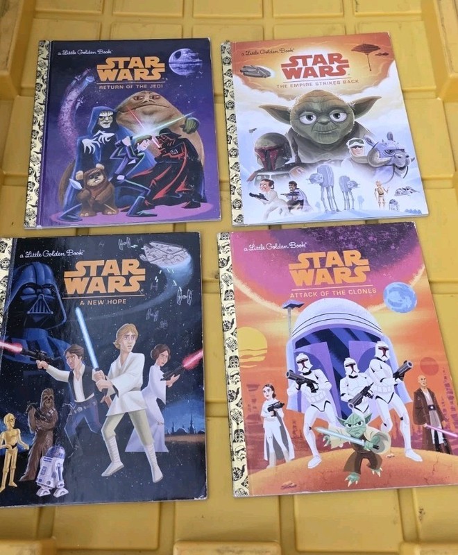 Little Golden Books Star Wars series (lot of 4)