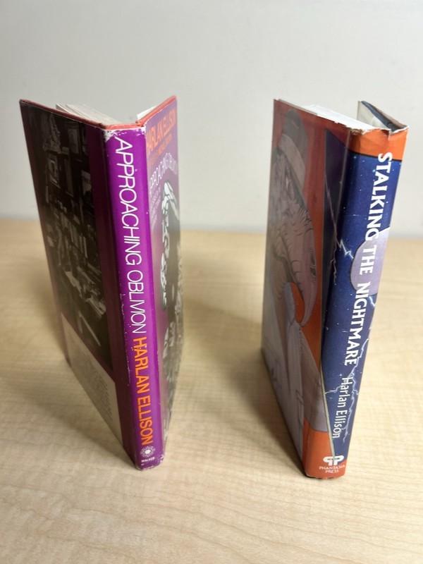 Vtg Harlan Ellison Approaching Oblivion Stalking the Nightmare HC DJ BCE SciFi gallery
