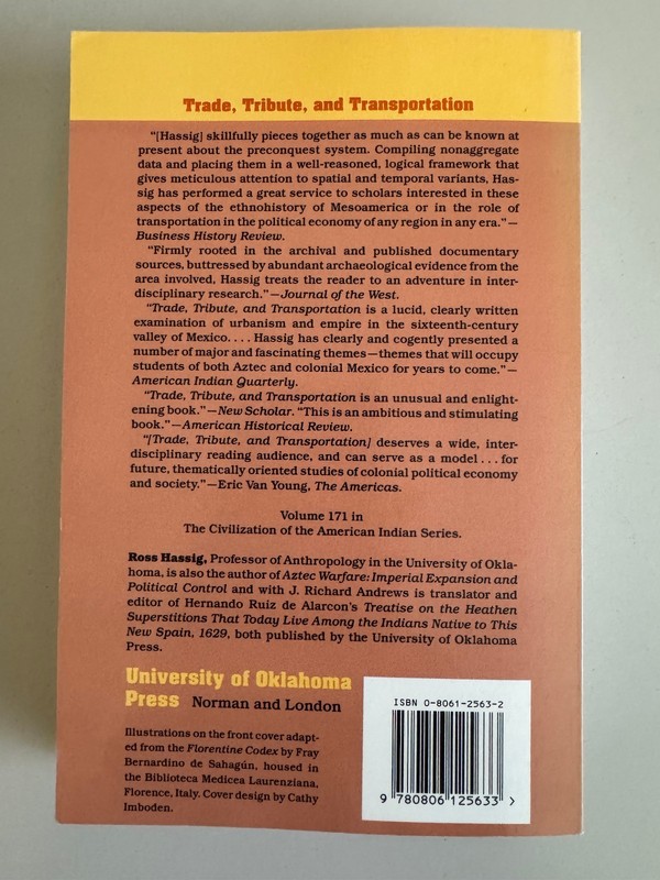 TRADE, TRIBUTE, AND TRANSPORTATION - BY ROSS HASSIG -1993- PAPERBACK BOOK gallery