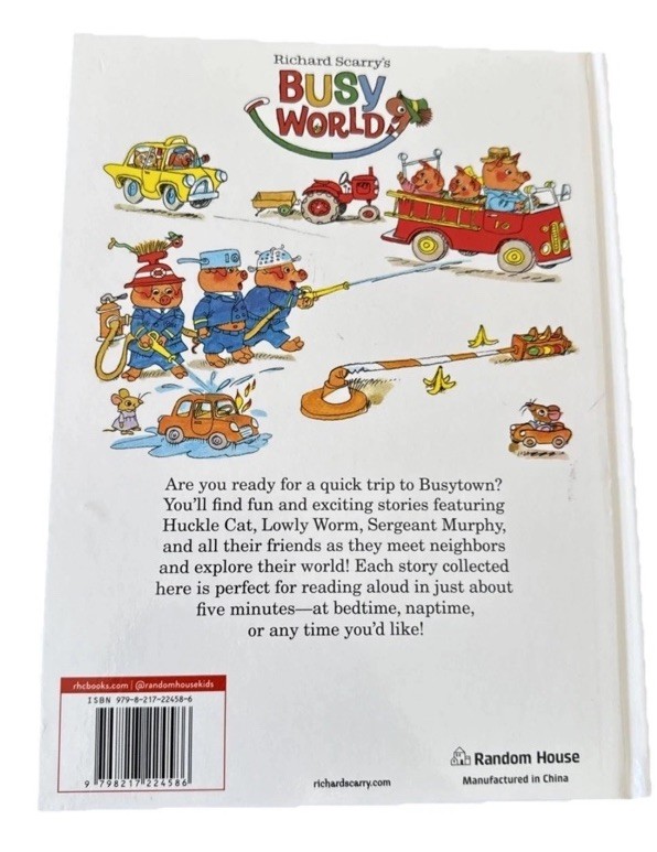 New Richard Scarry's 5-Minute Stories by Richard Scarry Hardcover 146 Pages Book gallery