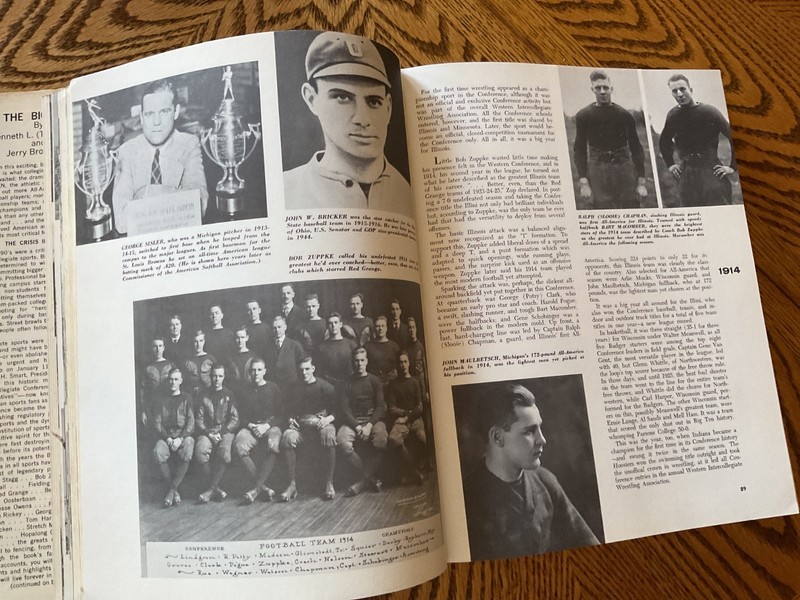 1967 "THE BIG TEN" BY TUG WILSON AND JERRY BRONDFIELD - 496 Pages gallery