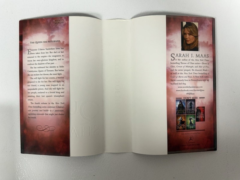 Queen of Shadows TOG Sarah J Maas Hardcover 1st Edition/10th Original Cover OOP gallery