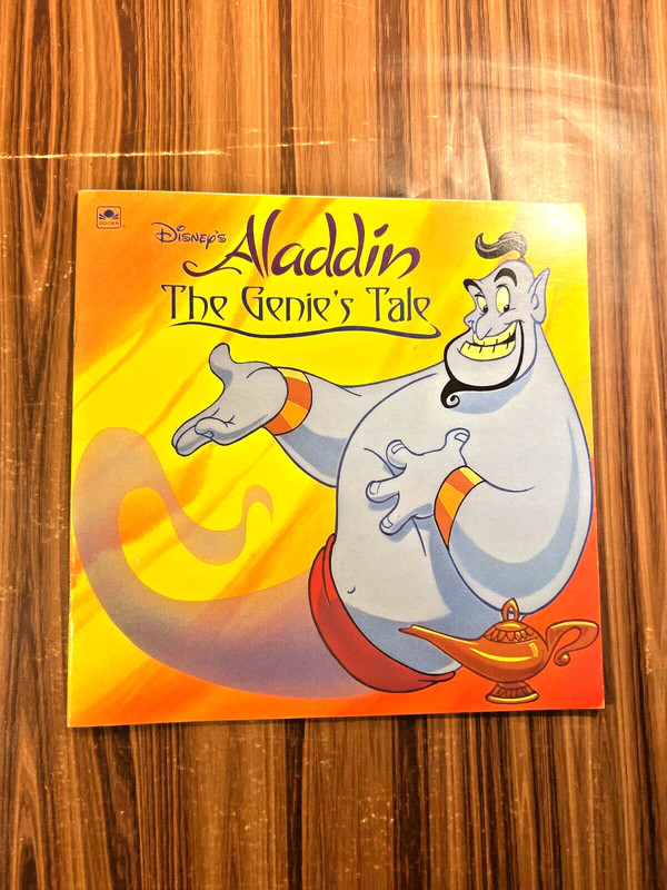 Aladdin The Genie’s Tale Golden Book Walt Disney’s Disney Paperback 1993 Vintage