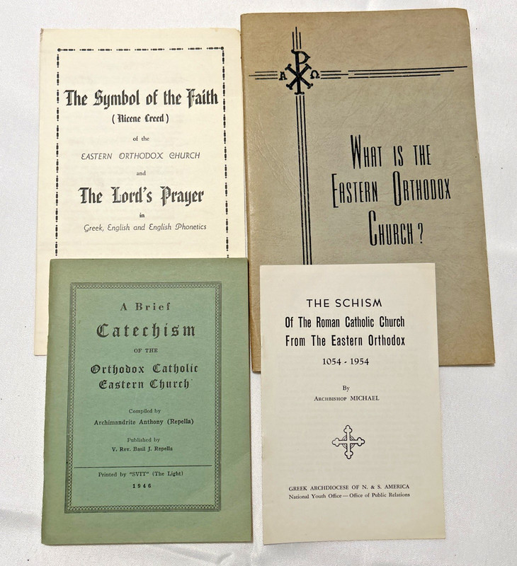 Eastern Orthodox Church ~ Lot of 4 ~ Pamphlets, Brochures ~ Vintage