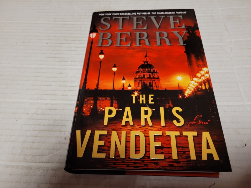 The Paris Vendetta by Steve Berry (2009, Hardcover) SIGNED 1st/1st