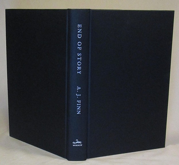 SIGNED End of Story by A.J. Finn FIRST EDITION WITH PAW STAMP New gallery
