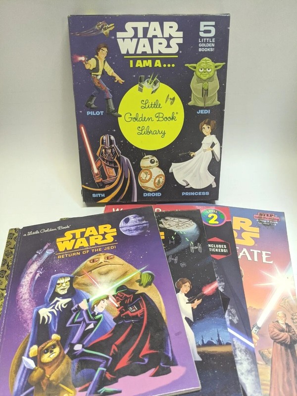 5 Little Golden Book Series (Star Wars) by Golden Books + 4 Additional Books