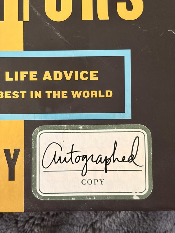 SIGNED Tribe of Mentors by Timothy Ferriss, Tim Ferriss, AUTOGRAPHED COPY RARE! gallery