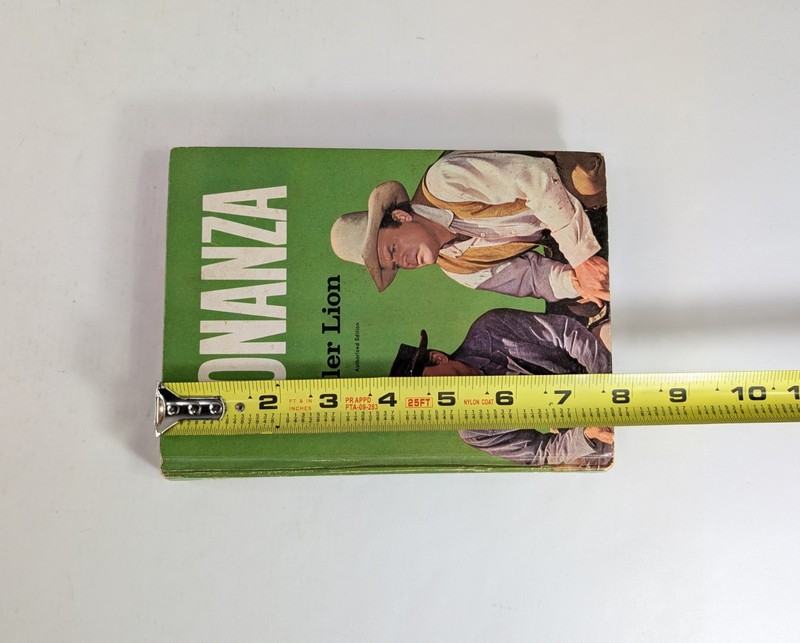 Bonanza: Killer Lion By Steve Fraze 1966 Hardcover Book Authorized TV Adventure gallery