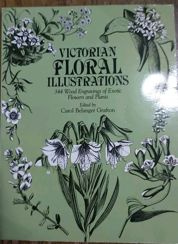 Victorian Floral Illustrations 344 Wood Engravings Plants Carol Belanger Grafton