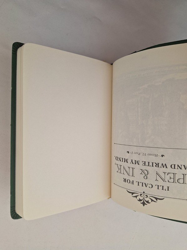 Shakespeare Notebook Journal 4" x 6", Cider Mill Press, Maine, Fine Binding gallery