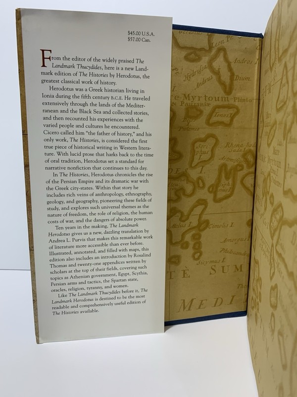 The Landmark Herodotus The Histories HC DJ 2007 First Edition Pantheon New gallery