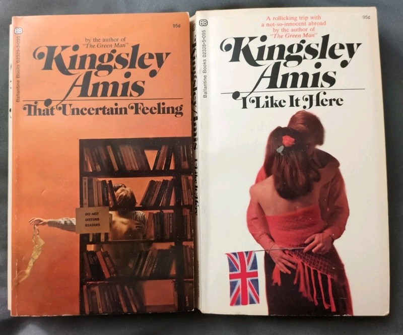 Lot of 2 Kingsley Amis PB Books I Like It Here That Uncertain Feeling