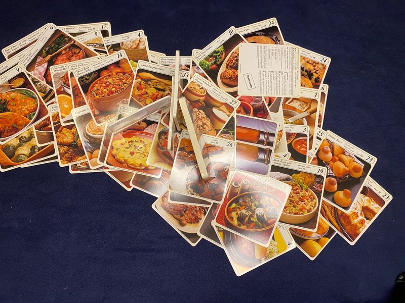Vintage 1984 My Great Recipe Cards Approx. 200 Cards