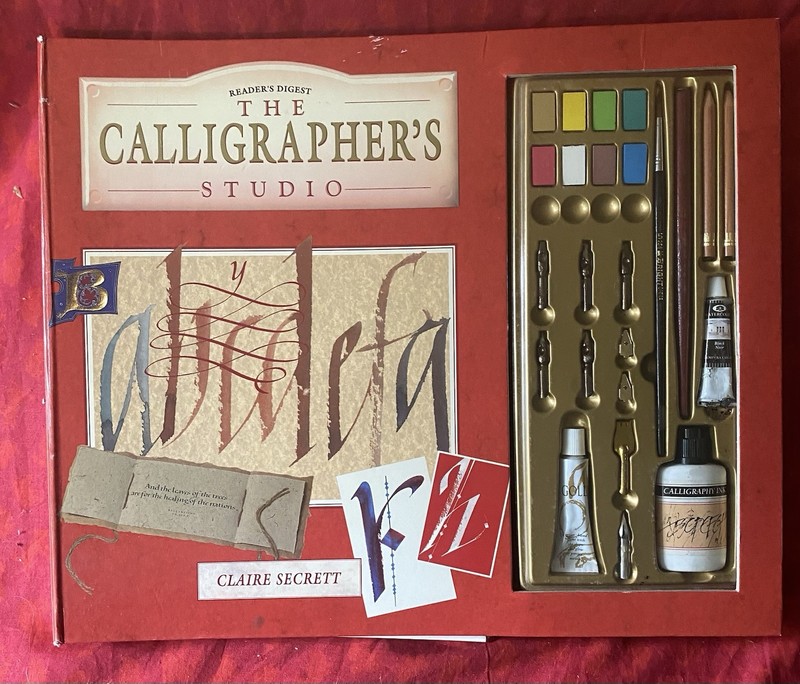 The Calligraphy Studio, ISBN 0-89577-882-3, 15” X 12.5” X 1”, 3 lbs.