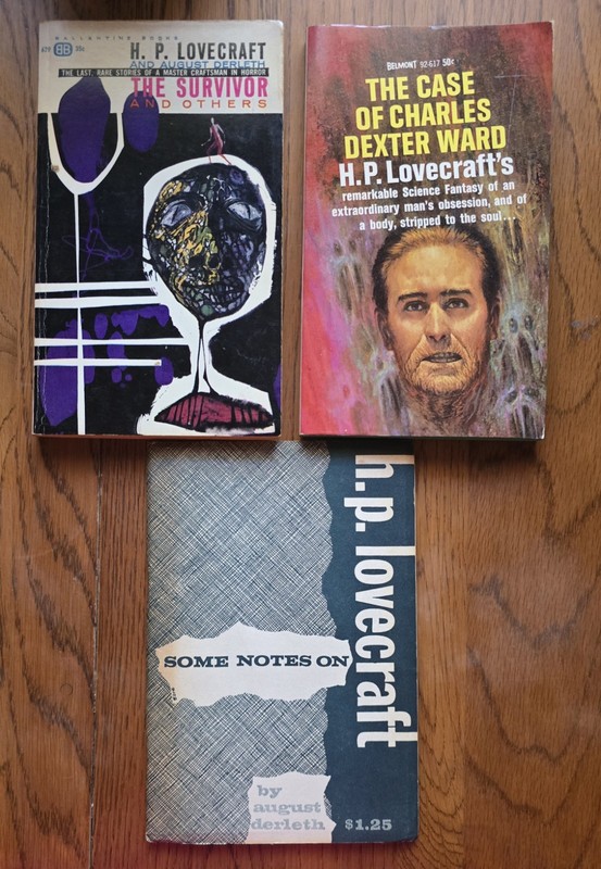 SOME NOTES ON H P LOVECRAFT August Derleth 1959, Plus 2 1st Edition HP Lovecraft