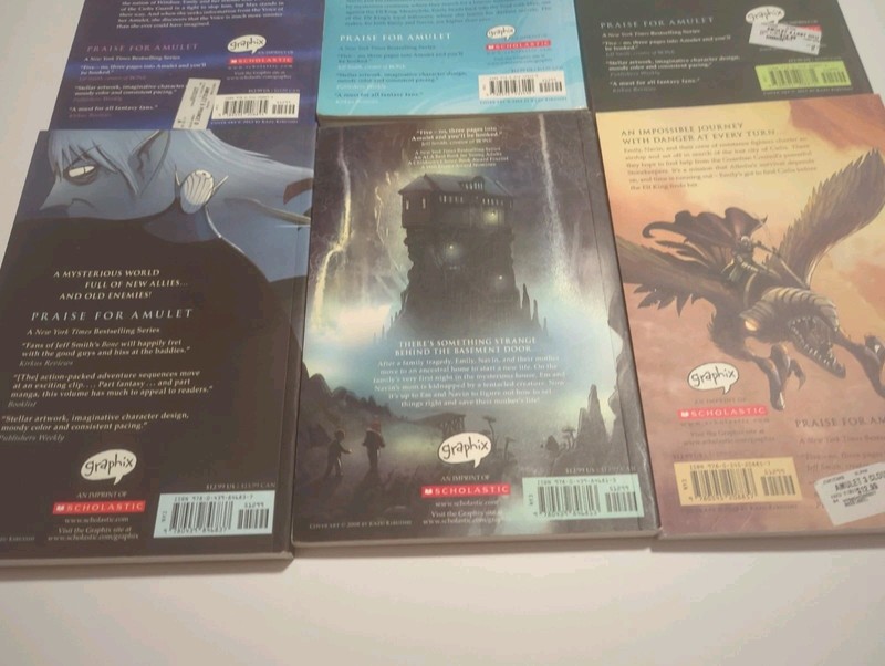 Amulet Book Set Series 1-6 Paperback Book Lot Collection by Kazu Kibuishi gallery