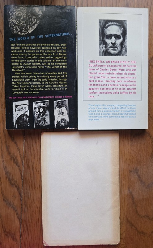 SOME NOTES ON H P LOVECRAFT August Derleth 1959, Plus 2 1st Edition HP Lovecraft gallery