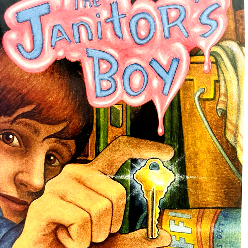 The Janitors Boy Mix Lot of 4 Books Children Softcover by Andrew Clements