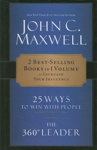 MAXWELL 2-IN-1: 25 WAYS TO WIN WITH PEOPLE + 360 DEGREE By Maxwell John C. *VG+*
