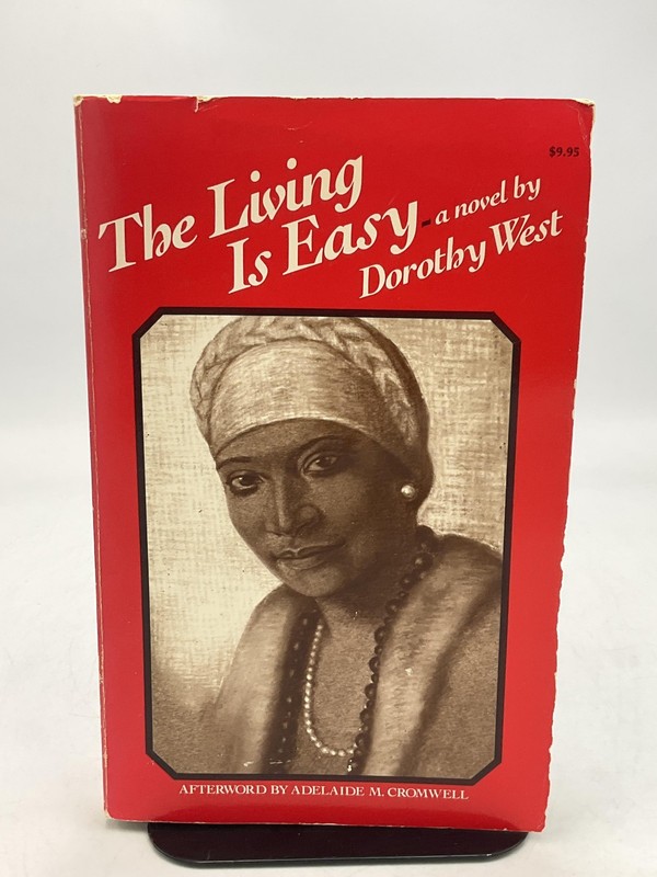 Vintage The Living Is Easy Dorothy West Paperback Red 1982 MIT Press USA Signed