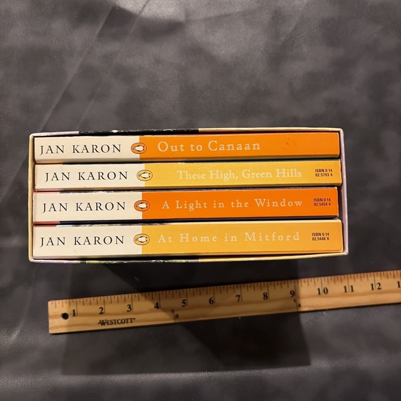 The Mitford Years by Jan Karon Lot of 4 Paperback Books - Box Set books 1-4 gallery