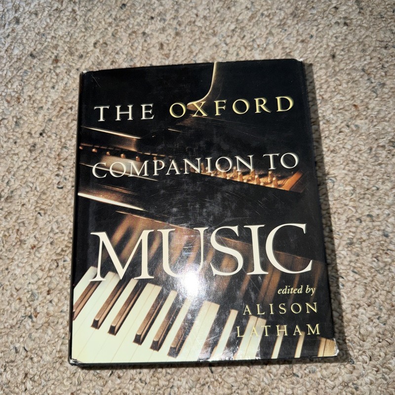 Oxford Companion to Music by Alison Latham (2002, Hardcover)