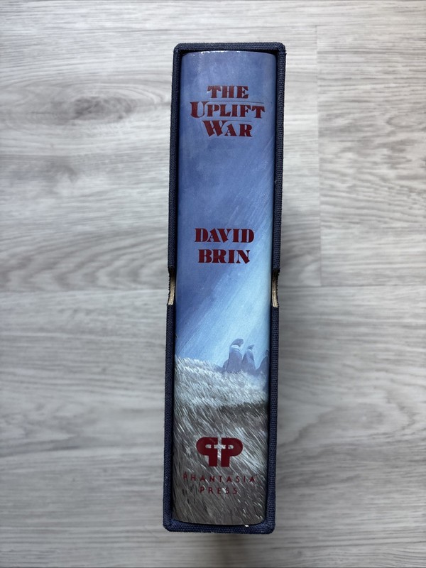 The Uplift War by David Brin 1987 HCDJ w/case Signed and Numbered First Edition