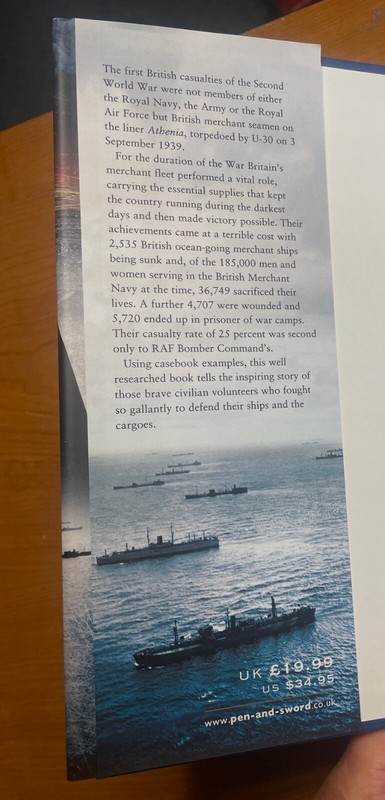 Churchill's Thin Grey Line: British Merchant Ships at War - Edwards, NearFine gallery