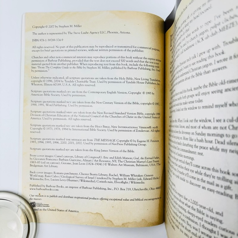 The Complete Guide to the Bible Stephen M Miller 2007 First Edition Illustrated gallery