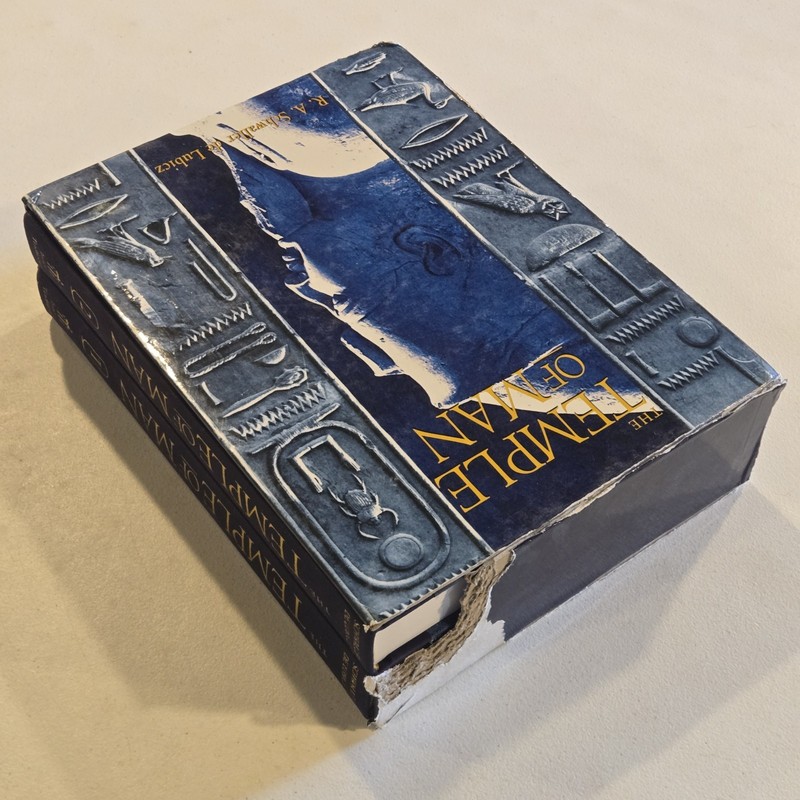 The Temple Of Man - R.A. Schwaller de Lubicz HARDCOVER BOOK SET - (DAMAGED CASE) gallery