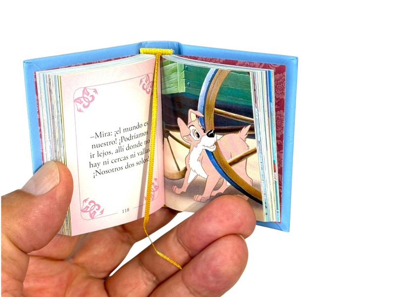 La Dama y el Vagabundo new mini book w/ slipcase in Spanish hardcover 190 pgs gallery