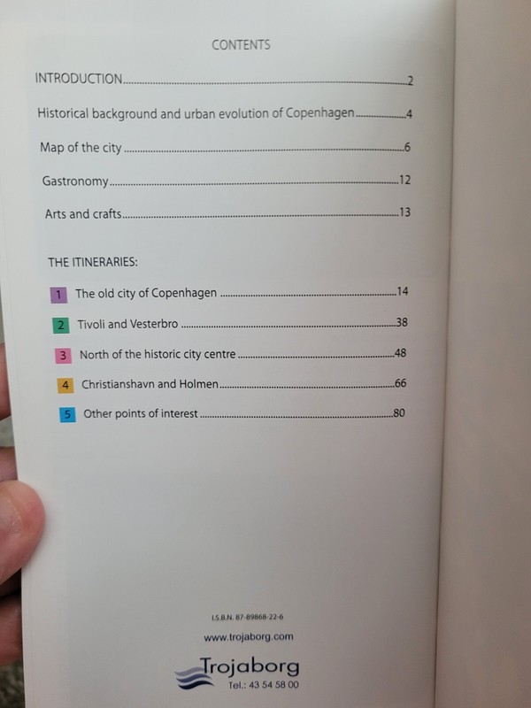GUIDE TO COPENHAGEN - ENGLISH - 96 PAGES, 151 PHOTOGRAPHS -TROJABORGS FORLAG gallery