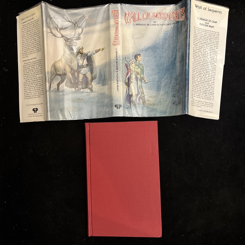 Wall of Serpents (Phantasia Press 1978) L. Sprague de Camp, HC EX Cond.!! gallery