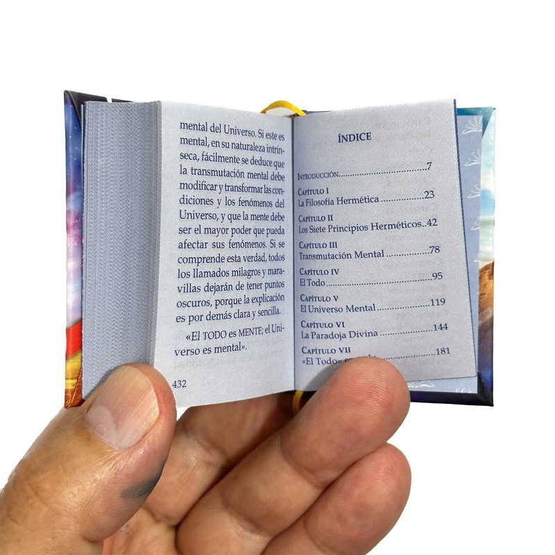 El Kybalion, sabiduria antigua Grecia y Egipto mini book 2.65" high 432 pages HC gallery