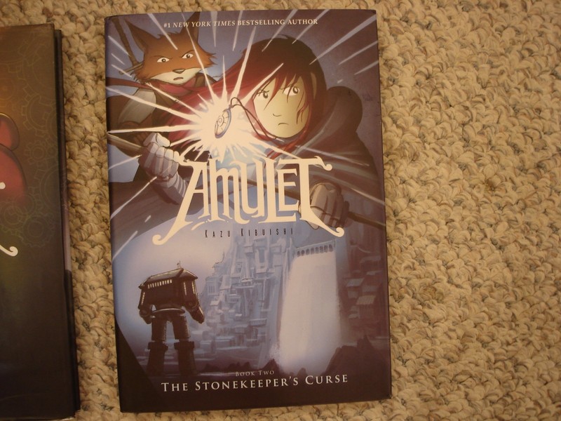 Amulet Kazu Kibuishi lot 3 hardcovers Book One Two Three 2008-2010 gallery