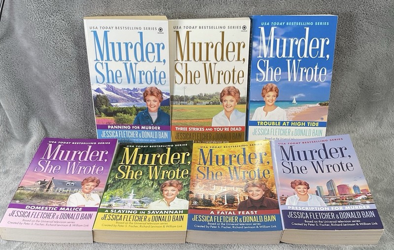 Murder She Wrote Books Lot Of 7 Jessica Fletcher Donald Bain Paperback Obsidian