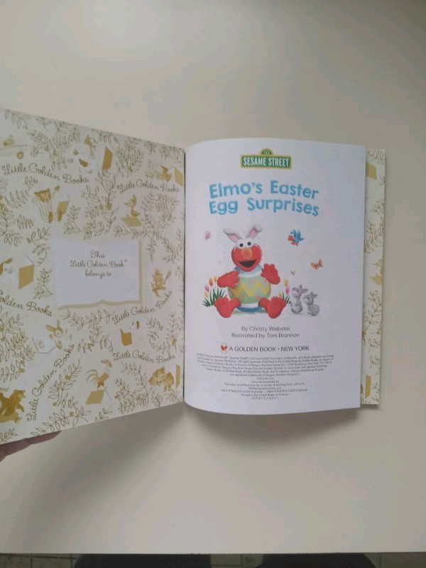Little Golden Book Ser.: Elmo's Easter Egg Surprises (Sesame Street) by Christy gallery