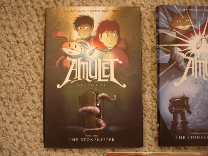 Amulet Kazu Kibuishi lot 3 hardcovers Book One Two Three 2008-2010 gallery