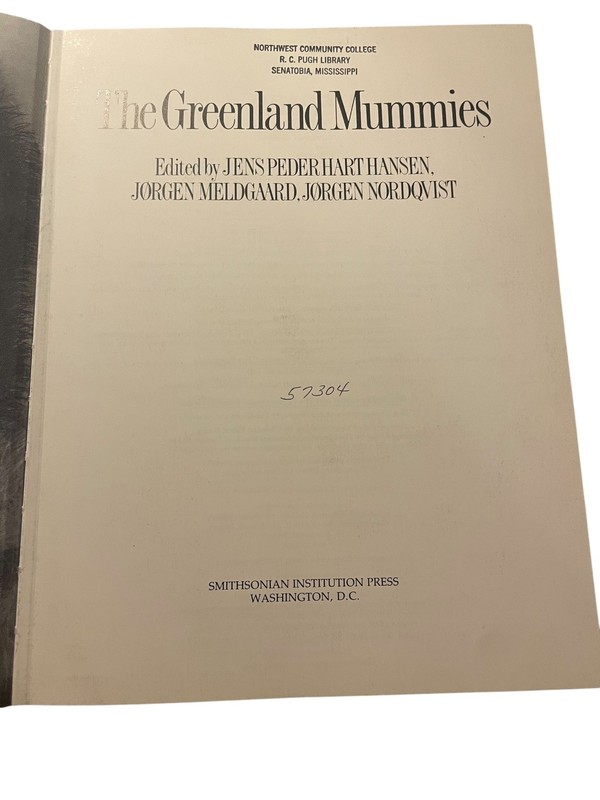 The Greenland Mummies Hansen Meldgaard Nordqvist 1991 Illustrated History gallery