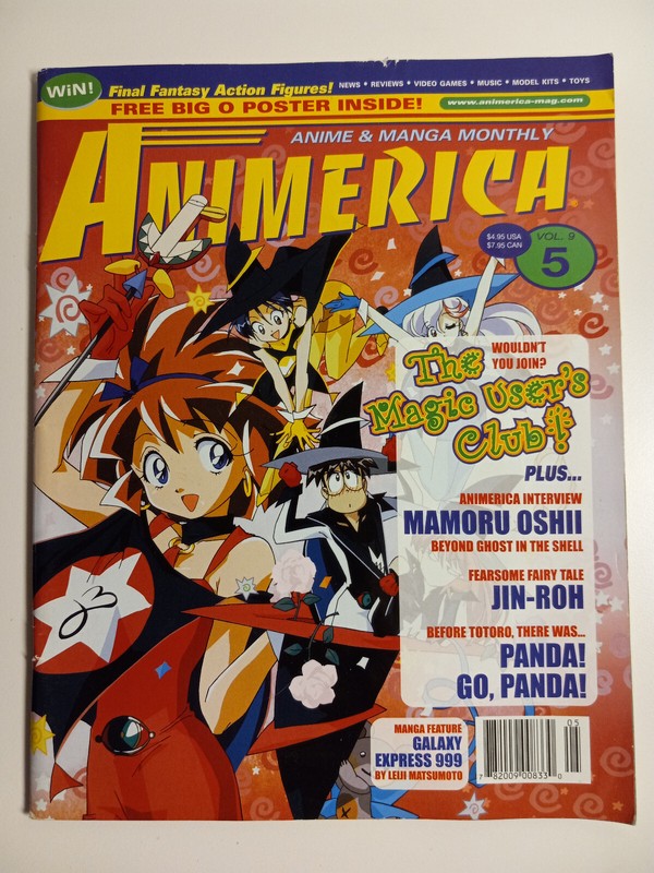 Animerica Vol. 9 #5 – Anime & Manga Monthly Magazine – The Magic User’s Club