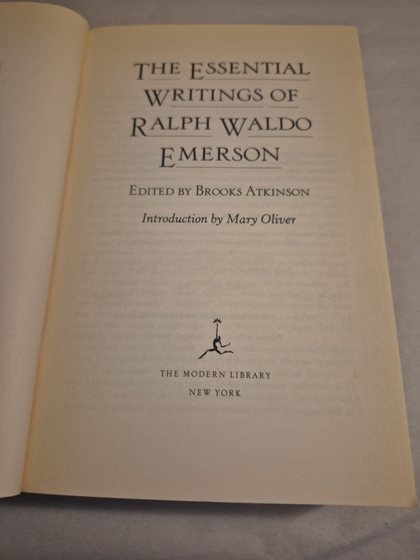 Essential Writings of Ralph Waldo Emerson Modern Library TPB American Literature gallery