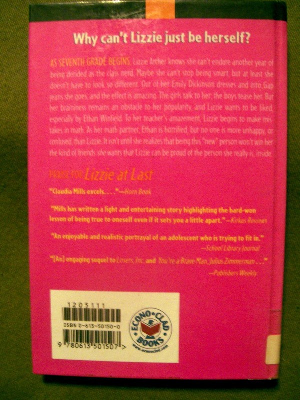 2 Claudia Mills Hardcovers ~ Fractions = Trouble! & Lizzie at Last gallery
