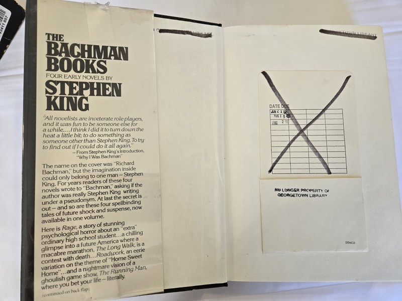Stephen King The Bachman Books Hardcover 1985 New American Library gallery