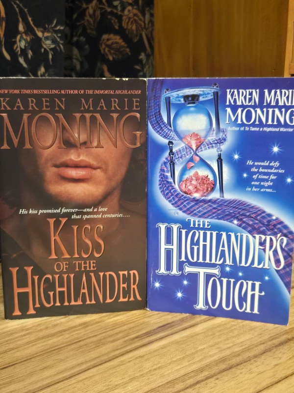 Historical Romance Books By Karen Marie Moning Lot of Two Novels