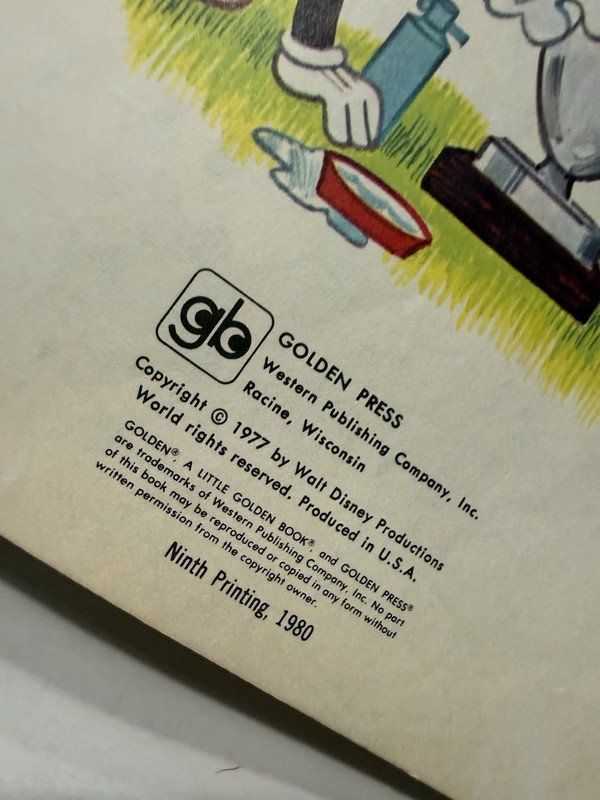 Walt Disney Mickey Mouse Best-Neighbor Contest Little Golden Book 1980 VTG gallery