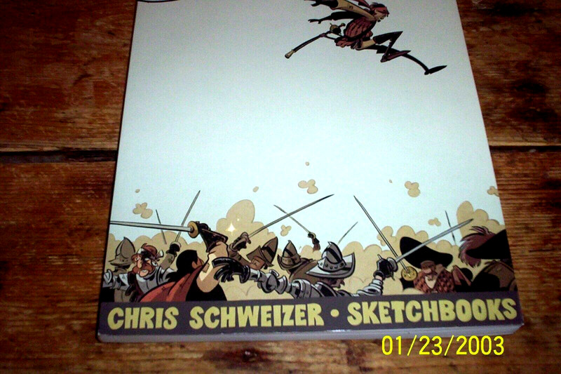 CHRIS SCHWEIZER ( SKETCHBOOKS ) Graphic Arts 2011 BOOK EXC