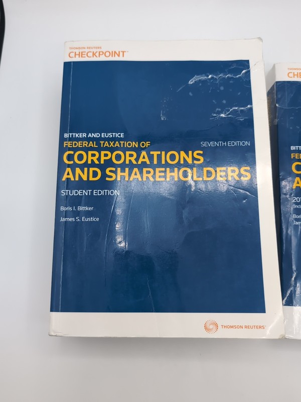 DAMAGE READ Federal Taxation of Corporations and Shareholders gallery