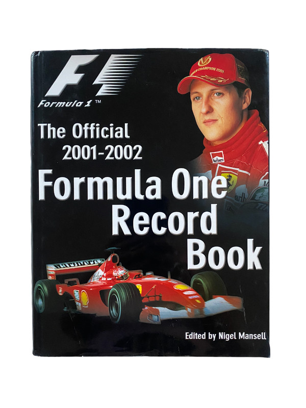 The Official 2001-2002 Formula One Record Book edited by Nigel Mansell Hardcover